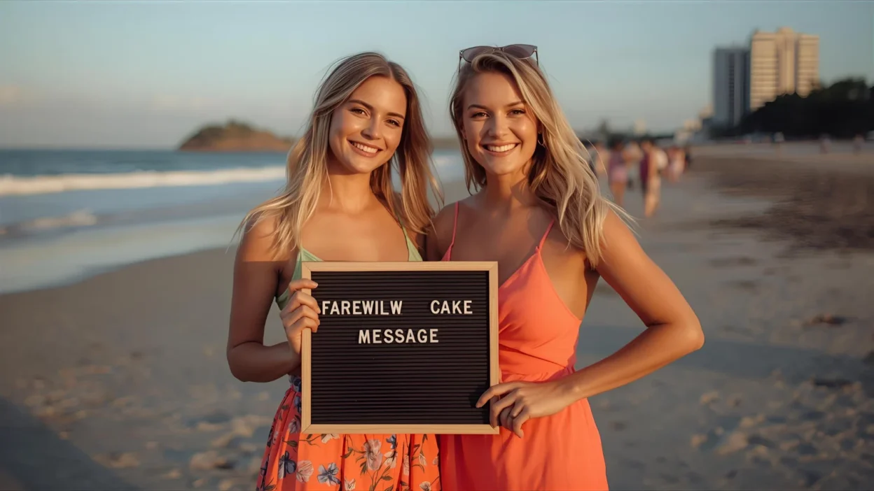 Farewell Cake Message