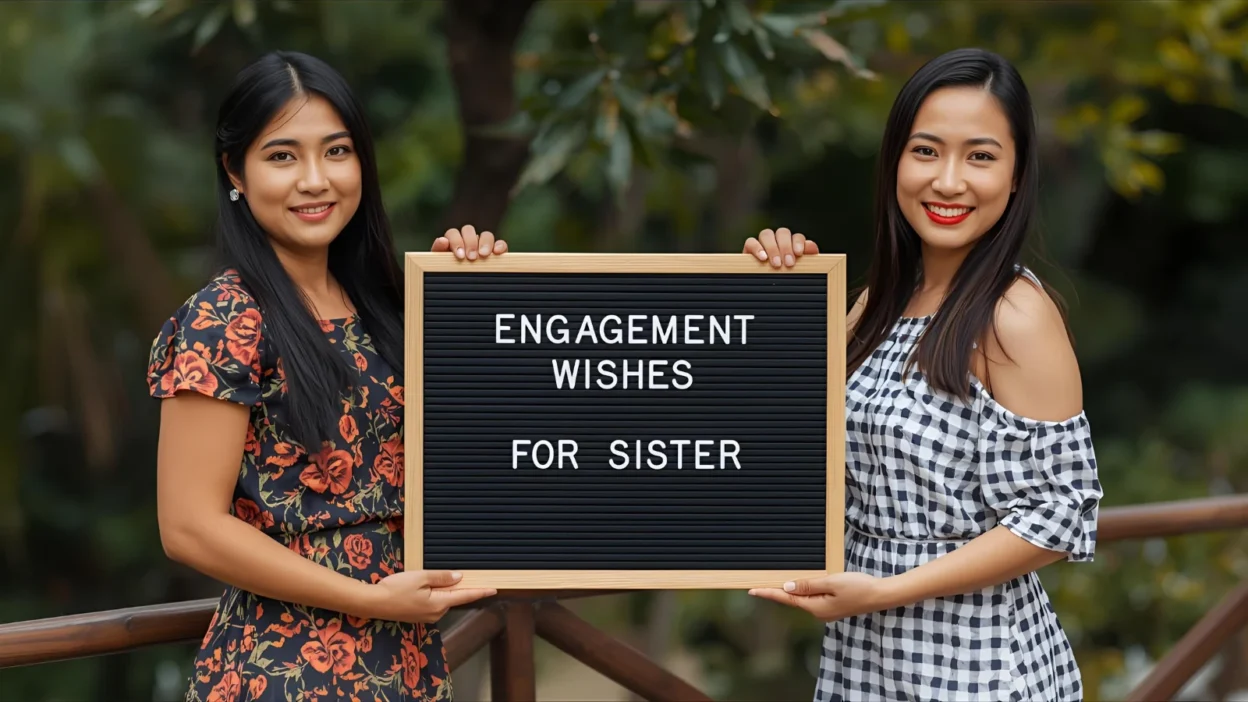 Engagement Wishes for Sister