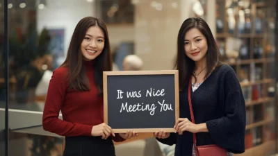 It Was Nice Meeting You Messages