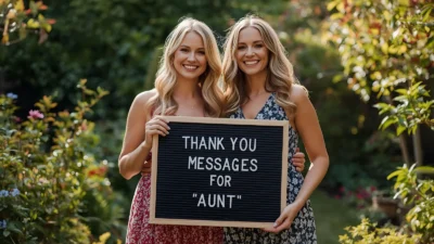 Thank You Messages for Aunt
