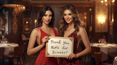 Thank You Note for Dinner
