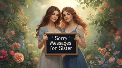 Sorry Messages for Sister