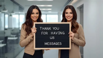 Thank You for Having Us Messages