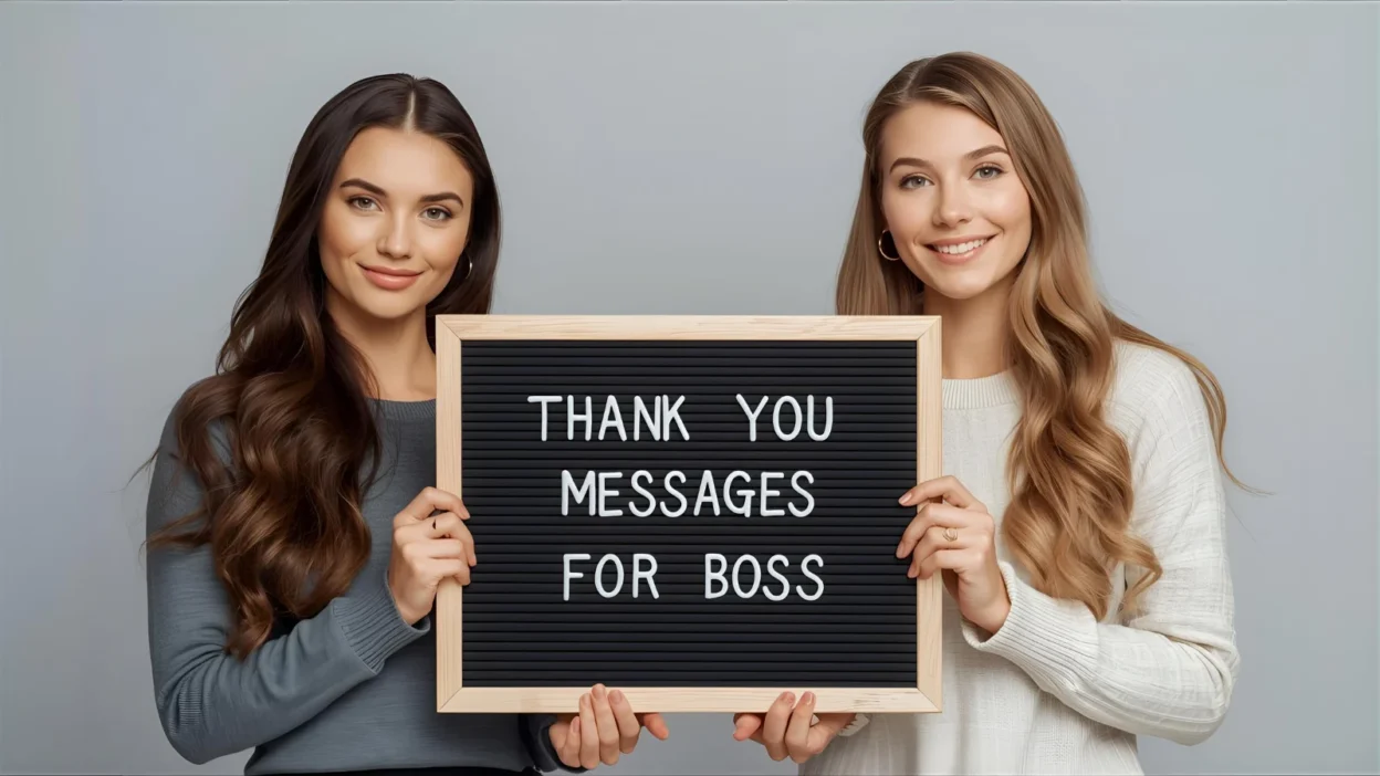 Thank You Messages for Boss