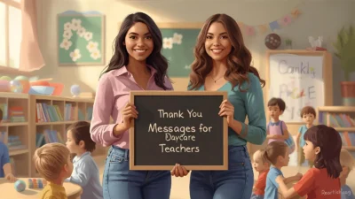 Thank You Messages for Daycare Teachers