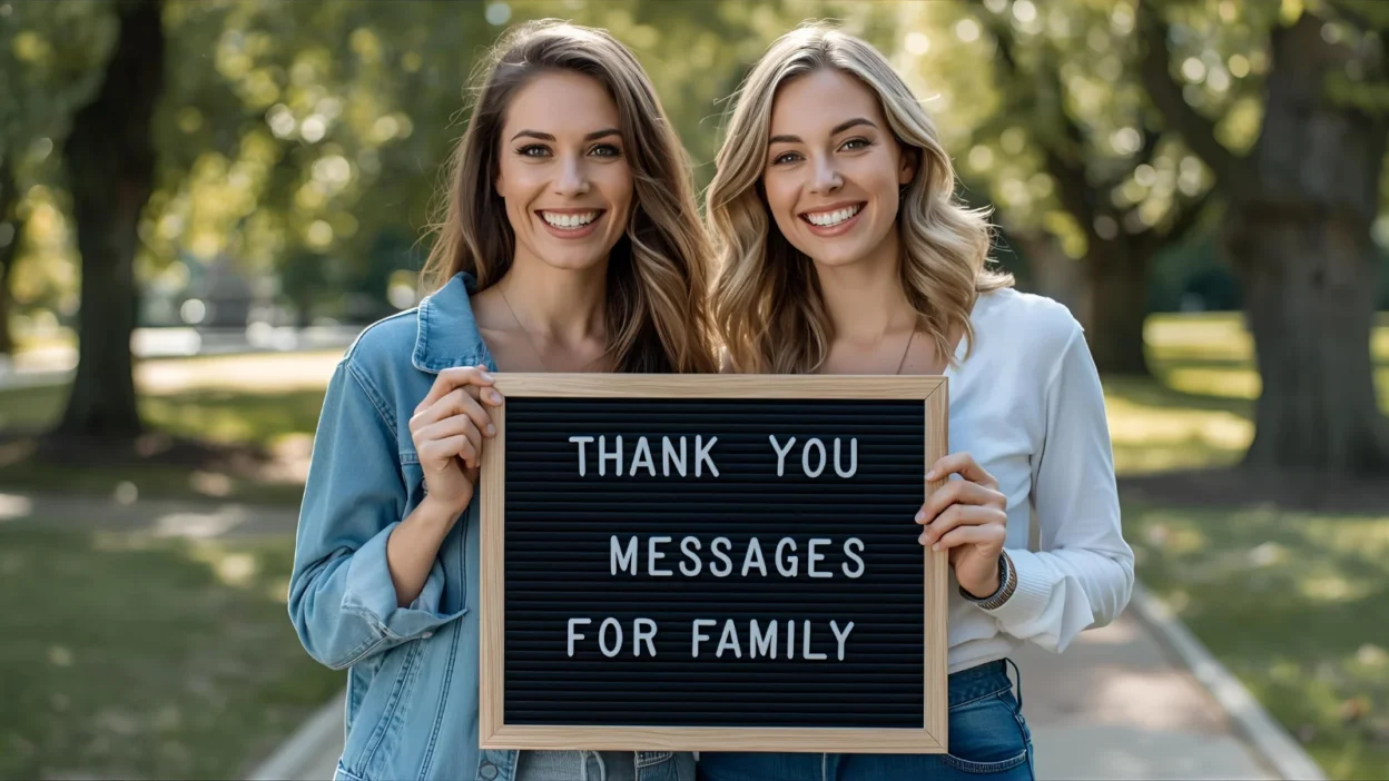Thank You Messages for Family