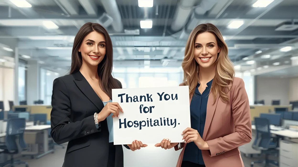 Thank You Messages for Hospitality